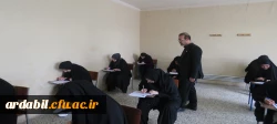 بازدید سرپرست دانشگاه فرهنگیان استان اردبیل از روند برگزاری امتحانات پایان ترم 5