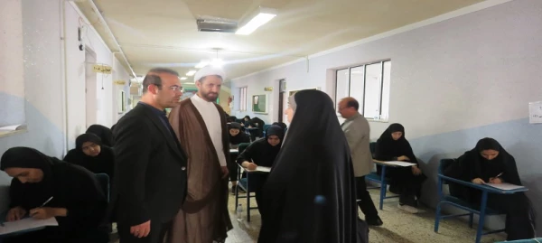 بازدید سرپرست دانشگاه فرهنگیان استان اردبیل از روند برگزاری امتحانات پایان ترم 6