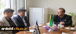 نشست سرپرست دانشگاه فرهنگیان استان اردبیل از مرکز آموزش عالی آزادگان نیر 2