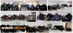 دیدار دانشگاهیان دانشگاه فرهنگیان اردبیل با خانواده شهید الله وردی عالی نژاد 2