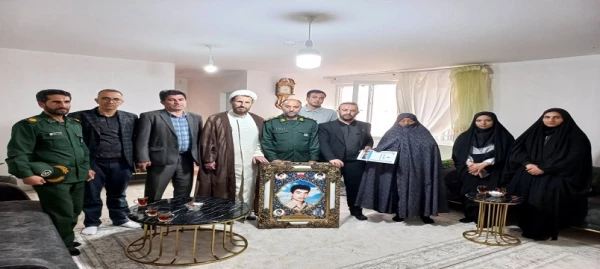 دیدار دانشگاهیان دانشگاه فرهنگیان اردبیل با خانواده شهید الله وردی عالی نژاد 2