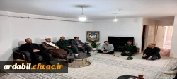 دیدار دانشگاهیان دانشگاه فرهنگیان اردبیل با خانواده شهید الله وردی عالی نژاد 4