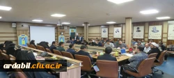 برگزاری آیین تکریم و معارفه مسئولین بسیج دانشجویی دانشگاه فرهنگیان اردبیل 6