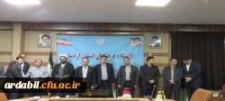 برگزاری آیین تکریم و معارفه مسئولین بسیج دانشجویی دانشگاه فرهنگیان اردبیل 12