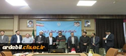 برگزاری آیین تکریم و معارفه مسئولین بسیج دانشجویی دانشگاه فرهنگیان اردبیل 16