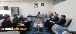 دیدار مدیر ستاد اقامه نماز با سرپرست دانشگاه فرهنگیان استان اردبیل 2