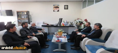 دیدار مدیر ستاد اقامه نماز با سرپرست دانشگاه فرهنگیان استان اردبیل