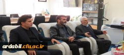 دیدار مدیر ستاد اقامه نماز با سرپرست دانشگاه فرهنگیان استان اردبیل 3