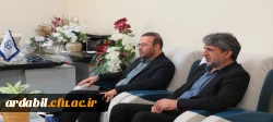 دیدار مدیر ستاد اقامه نماز با سرپرست دانشگاه فرهنگیان استان اردبیل 4