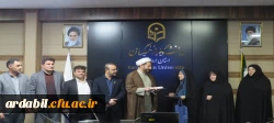 مراسم تکریم و معارفه سرپرست دانشکده علوم تربیتی ،معاون آموزشی و پژوهشی و نماینده امور زنان دانشگاه فرهنگیان استان 5