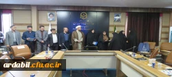 مراسم تکریم و معارفه سرپرست دانشکده علوم تربیتی ،معاون آموزشی و پژوهشی و نماینده امور زنان دانشگاه فرهنگیان استان 8