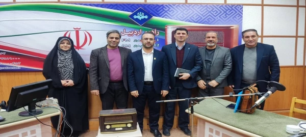 حضور سرپرست دانشگاه فرهنگیان استان در برنامه شبکه رادیو اردبیل 3