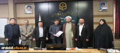 مراسم معارفه سرپرست معاونت برنامه ریزی و توسعه منابع و معاونت دانشجویی و فرهنگی دانشگاه فرهنگیان استان اردبیل برگزار گردید.