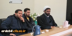 نشست صمیمی سرپرست دانشگاه فرهنگیان استان اردبیل با مسئول ناحیه بسیج دانشجویی استان و هیات همراه 3