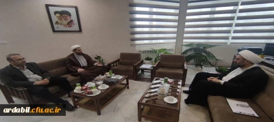 دیدار سرپرست دانشگاه فرهنگیان با مدیرکل اوقاف و امور خیریه استان اردبیل