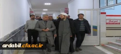 حضور سرپرست دانشگاه فرهنگیان در بیمارستان توانبخشی ایثار اردبیل به مناسبت ولادت حضرت ابوالفضل (ع) و روز جانباز 5