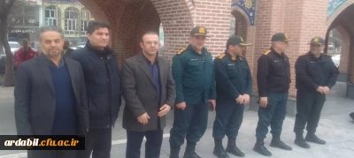 حضور سرپرست دانشگاه فرهنگیان استان اردبیل در آیین عطرافشانی مزار شهدا و نشست شورای اداری استان