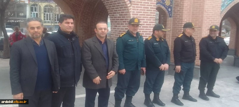 حضور سرپرست دانشگاه فرهنگیان استان اردبیل در آیین عطرافشانی مزار شهدا و نشست شورای اداری استان