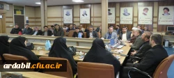 نشست تخصصی تحلیل آخرین تحولات راهبردی در دانشگاه فرهنگیان استان اردبیل برگزار شد. 5