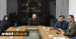 برگزاری جلسه شورای عمران دانشگاه فرهنگیان اردبیل
(با محوریت بررسی پروژه سالن ورزشی پردیس بنت الهدی صدر) 3