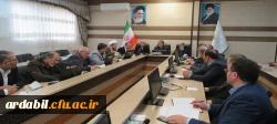 برگزاری جلسه اعضای هیئت امنای دانشگاه فرهنگیان اردبیل با محوریت بررسی چالش های فیزیکی و رفاهی 11