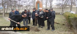 یه یاد رهبر شهید نهال امید در دانشگاه فرهنگیان اردبیل کاشته شد. 2
