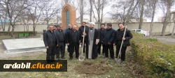 یه یاد رهبر شهید نهال امید در دانشگاه فرهنگیان اردبیل کاشته شد. 4
