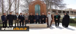 غبارروبی و عطرافشانی مزار شهید گمنام دانشگاه فرهنگیان استان 7