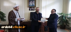 دیدار صمیمی رئیس دانشگاه فرهنگیان استان اردبیل با مدیرکل آموزش وپرورش 6