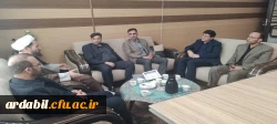 دیدار صمیمی رئیس دانشگاه فرهنگیان استان اردبیل با مدیرکل آموزش وپرورش 2
