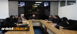 برگزاری جلسه قرارگاه جهادی دانشگاه فرهنگیان اردبیل
 تشریح برنامه های چهلمین روز شهادت رهبر امت و شهدای جنگ رمضان 2