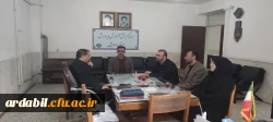 دیدار محمد عظیمی با مدیر هسته گزینش استان 2