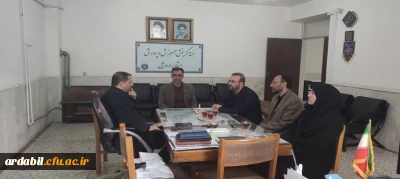 دیدار رئیس دانشگاه فرهنگیان استان اردبیل با مدیر هسته گزینش استان