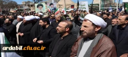حضور دانشگاه فرهنگیان در مراسم عظیم مردمی گرامیداشت چهلمین روز شهادت قائد امت 3