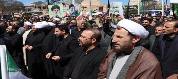 حضور دانشگاه فرهنگیان در مراسم عظیم مردمی گرامیداشت چهلمین روز شهادت قائد امت 3