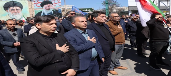 حضور دانشگاه فرهنگیان در مراسم عظیم مردمی گرامیداشت چهلمین روز شهادت قائد امت 4