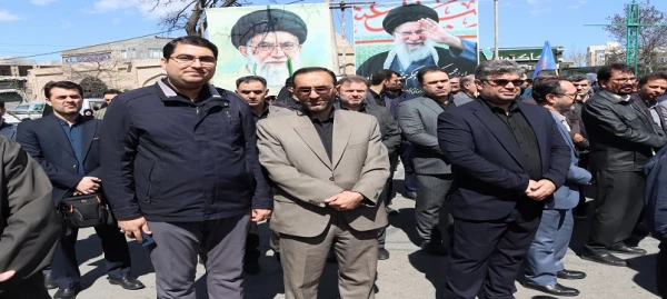حضور دانشگاه فرهنگیان در مراسم عظیم مردمی گرامیداشت چهلمین روز شهادت قائد امت 5