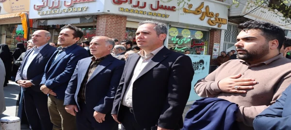 حضور دانشگاه فرهنگیان در مراسم عظیم مردمی گرامیداشت چهلمین روز شهادت قائد امت 8
