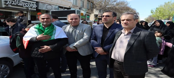حضور دانشگاه فرهنگیان در مراسم عظیم مردمی گرامیداشت چهلمین روز شهادت قائد امت 9