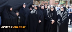 حضور دانشگاه فرهنگیان در مراسم عظیم مردمی گرامیداشت چهلمین روز شهادت قائد امت 11