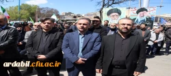 حضور دانشگاه فرهنگیان در مراسم عظیم مردمی گرامیداشت چهلمین روز شهادت قائد امت 13