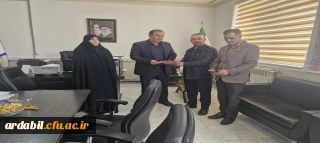 دیدار رئیس دانشگاه فرهنگیان استان اردبیل، با مدیرکل نوسازی، توسعه و تجهیز مدارس استان