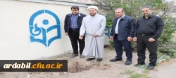 غرس نهال به یاد رهبر شهید امت، آیت الله خامنه ای (رضوان الله علیه) در دانشگاه فرهنگیان استان  2