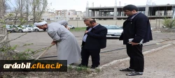 غرس نهال به یاد رهبر شهید امت، آیت الله خامنه ای (رضوان الله علیه) در دانشگاه فرهنگیان استان  3
