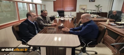 دیدار رئیس دانشگاه فرهنگیان استان اردبیل با رئیس مجمع خیرین مدرسه ساز استان