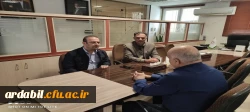 دیدار رئیس دانشگاه فرهنگیان استان اردبیل با رئیس مجمع خیرین مدرسه ساز استان 3