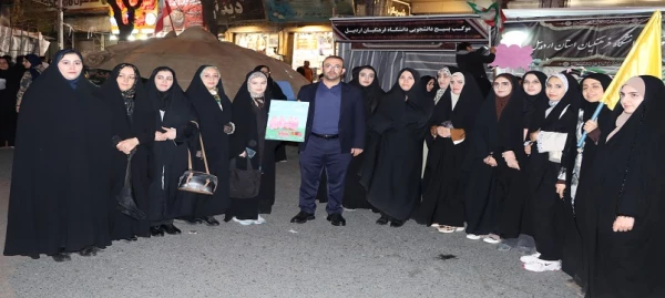 شکوه "دختران ایران" در موکب دانشگاه فرهنگیان استان اردبیل؛ جشن روز دختر و میلاد حضرت معصومه (س) با عطر ارتش و شهادت 6