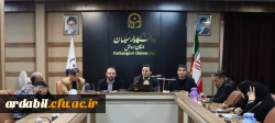 نشست تبیینی بمناسبت سالروز شکست ننگین آمریکا در طبس و مسائل جنگ تحمیلی سوم در دانشگاه فرهنگیان استان اردبیل برگزار شد. 3