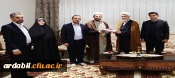 دیدار و تکریم حجت الاسلام  زین العابدین سعادتی، رئیس پیشین دانشگاه فرهنگیان استان اردبیل به مناسبت هفته معلم
 4