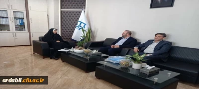 دیدار رئیس دانشگاه فرهنگیان استان اردبیل با سرپرست معاونت برنامه ریزی و توسعه منابع سازمان مرکزی